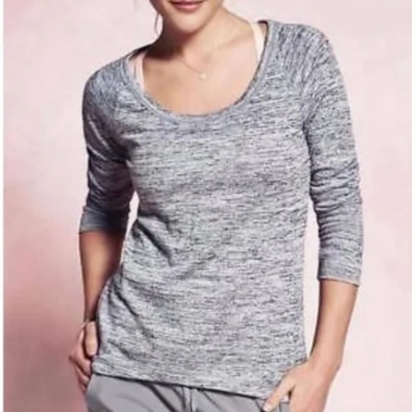 Athleta Heather Gray Coaster Lux Sweatshirt - Picture 1 of 4